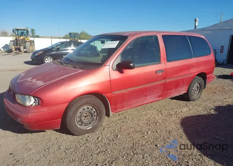 1998 Ford Windstar Wagon from USA, damaged, VIN 2FMDA51U3WBB93244